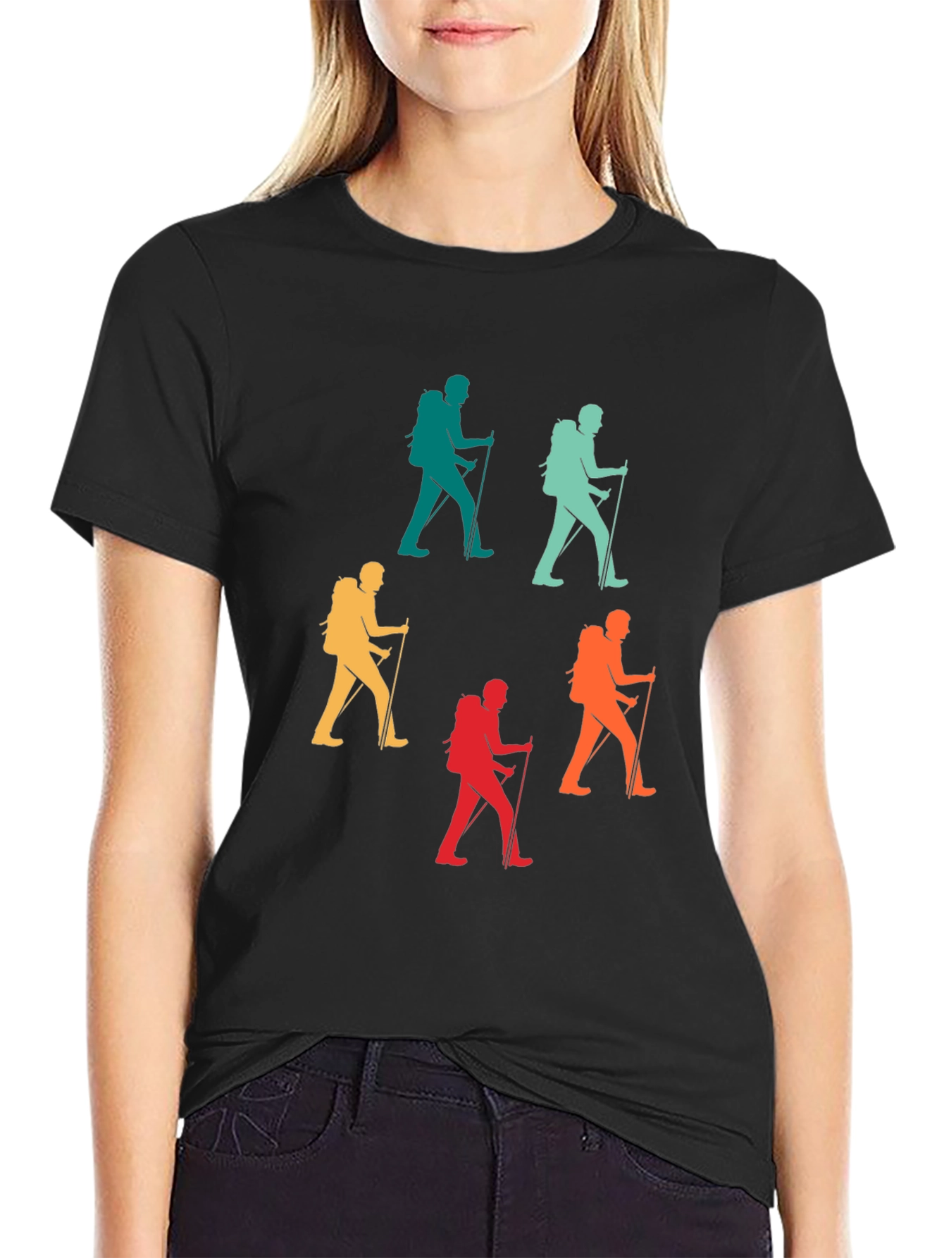 Hiking Retro Graphic Tee - Adventure Ready