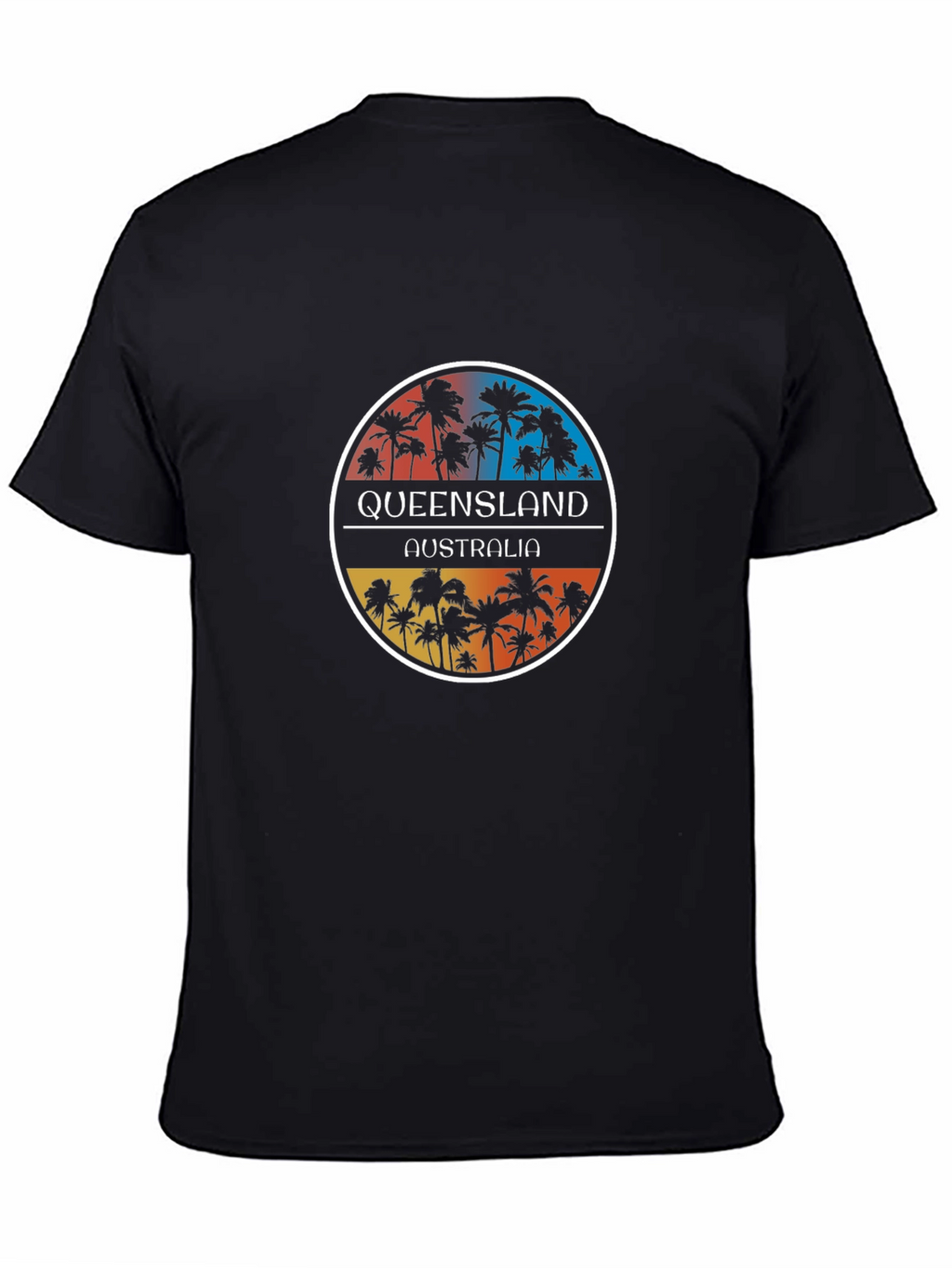 Queensland Australia Palm Tree Graphic Tee
