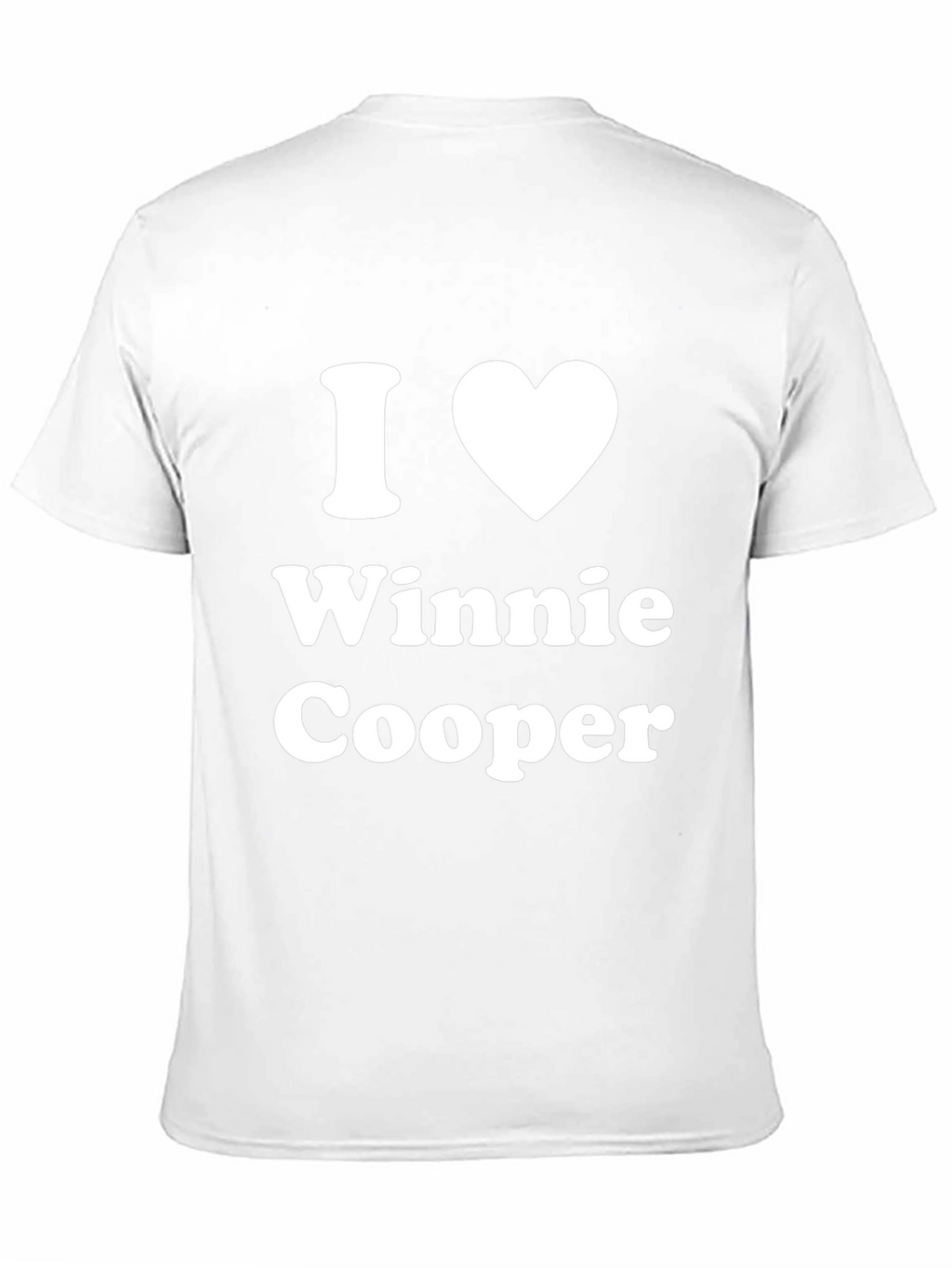 I Heart Winnie Cooper Black Graphic T-Shirt