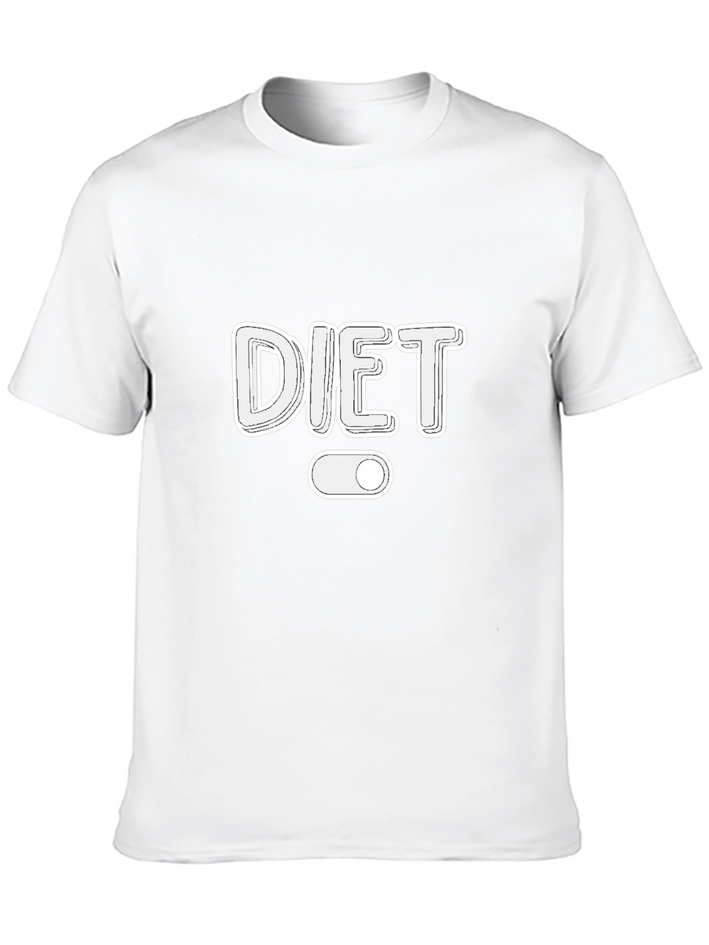 Diet Mode On Black T-Shirt