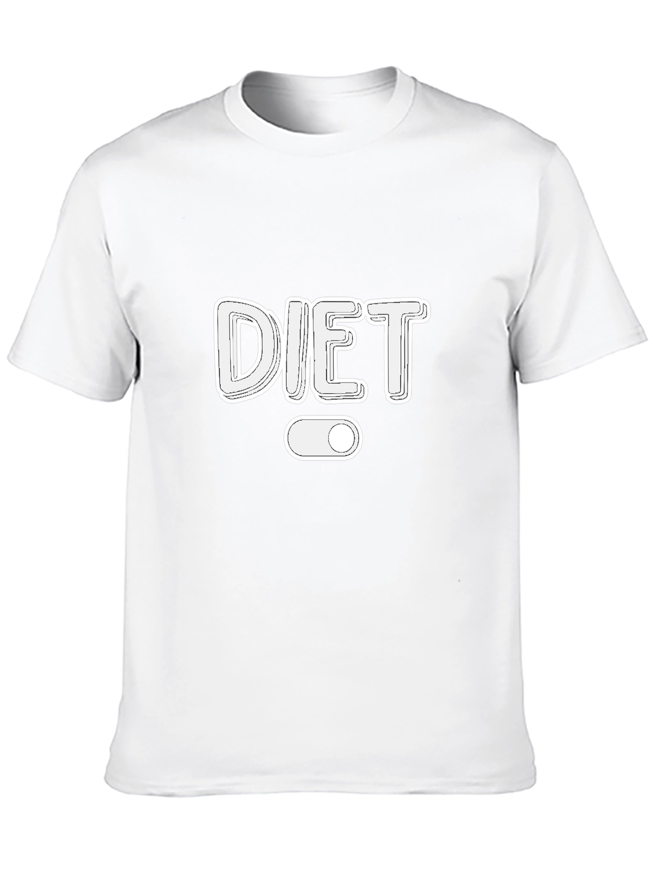 Diet Mode On Black T-Shirt