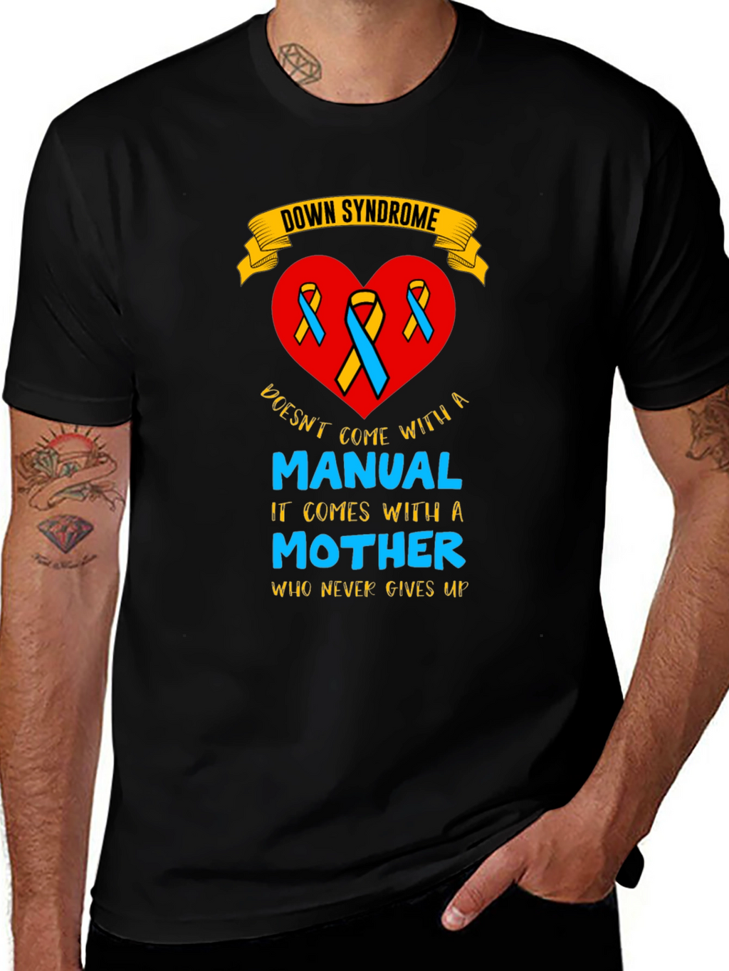 Down Syndrome Awareness T-Shirt - Mothers Love