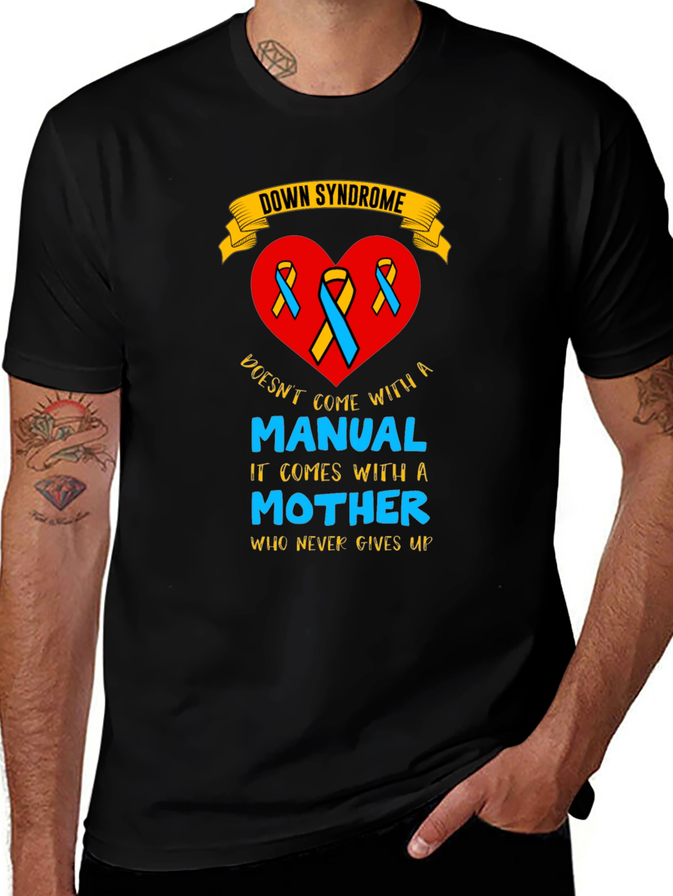 Down Syndrome Awareness T-Shirt - Mothers Love