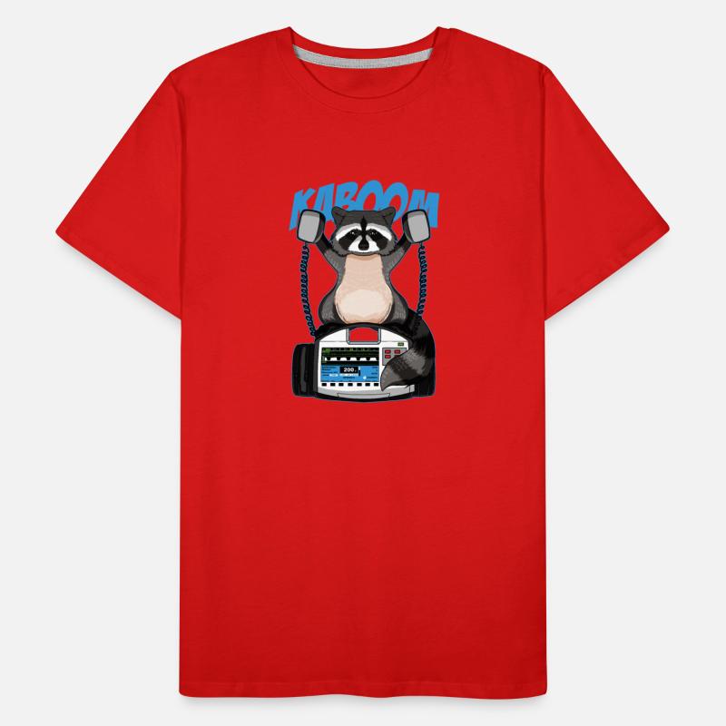 „Rocky“ the Raccoon Paramedic shocks your shirt