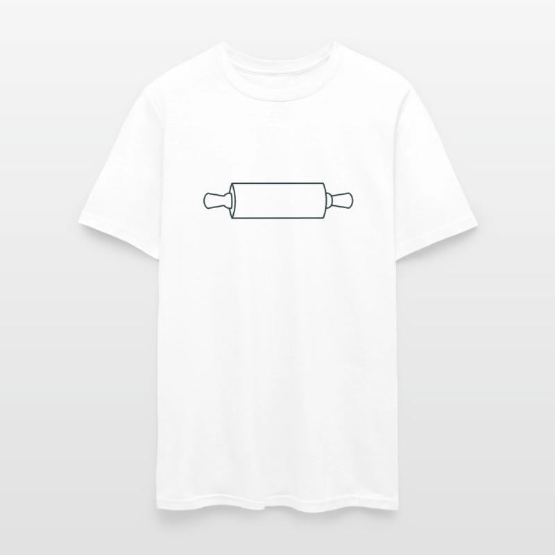 Rolling pin long outline