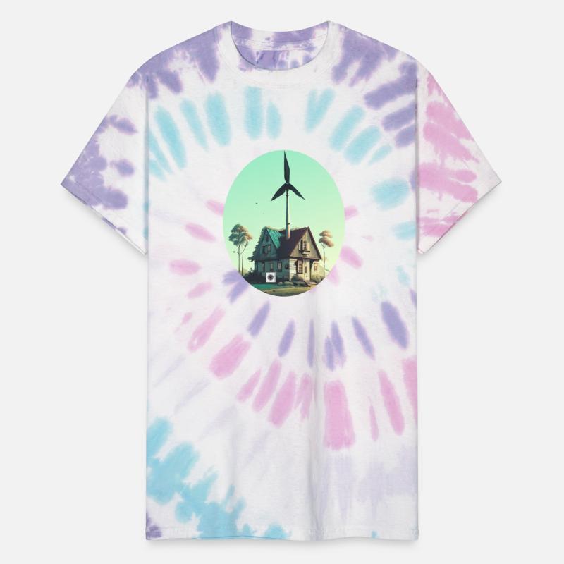 Romantic House With Wind Power And Heat Pump