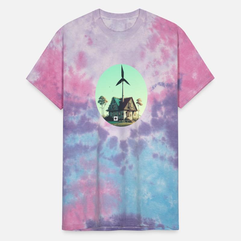 Romantic House With Wind Power And Heat Pump