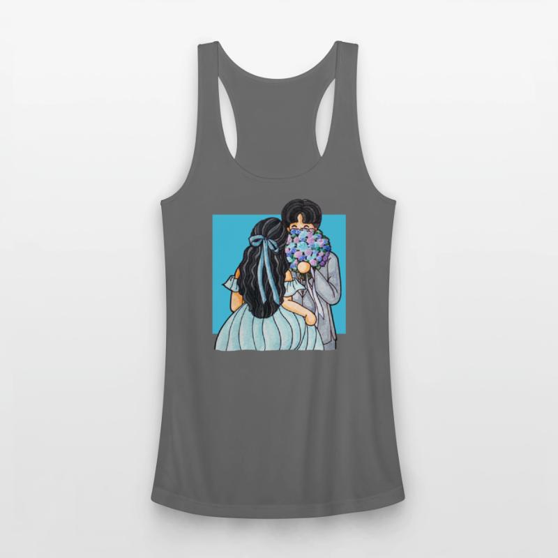 Romantic Wedding Couple Illustration