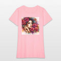 Romantic Woman With Roses