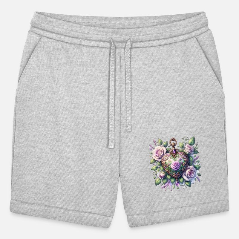 Rose Covered Heart Locket