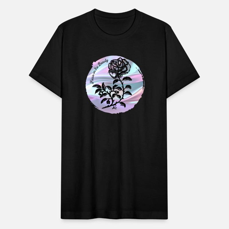 Rose Pen and Ink on Pastel - Focus on the Beauty