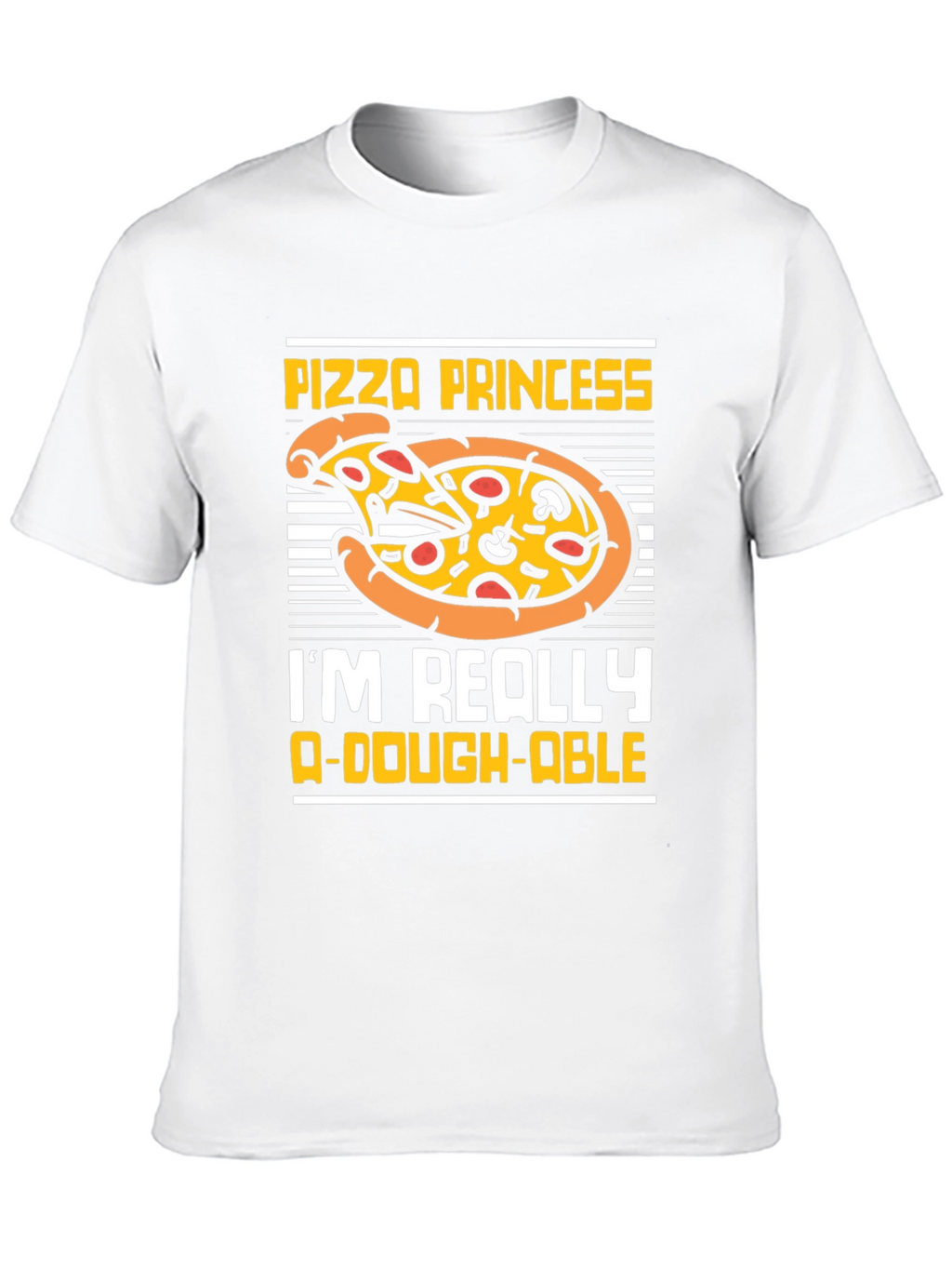 Pizza Princess Graphic T-Shirt Funny Food Tee