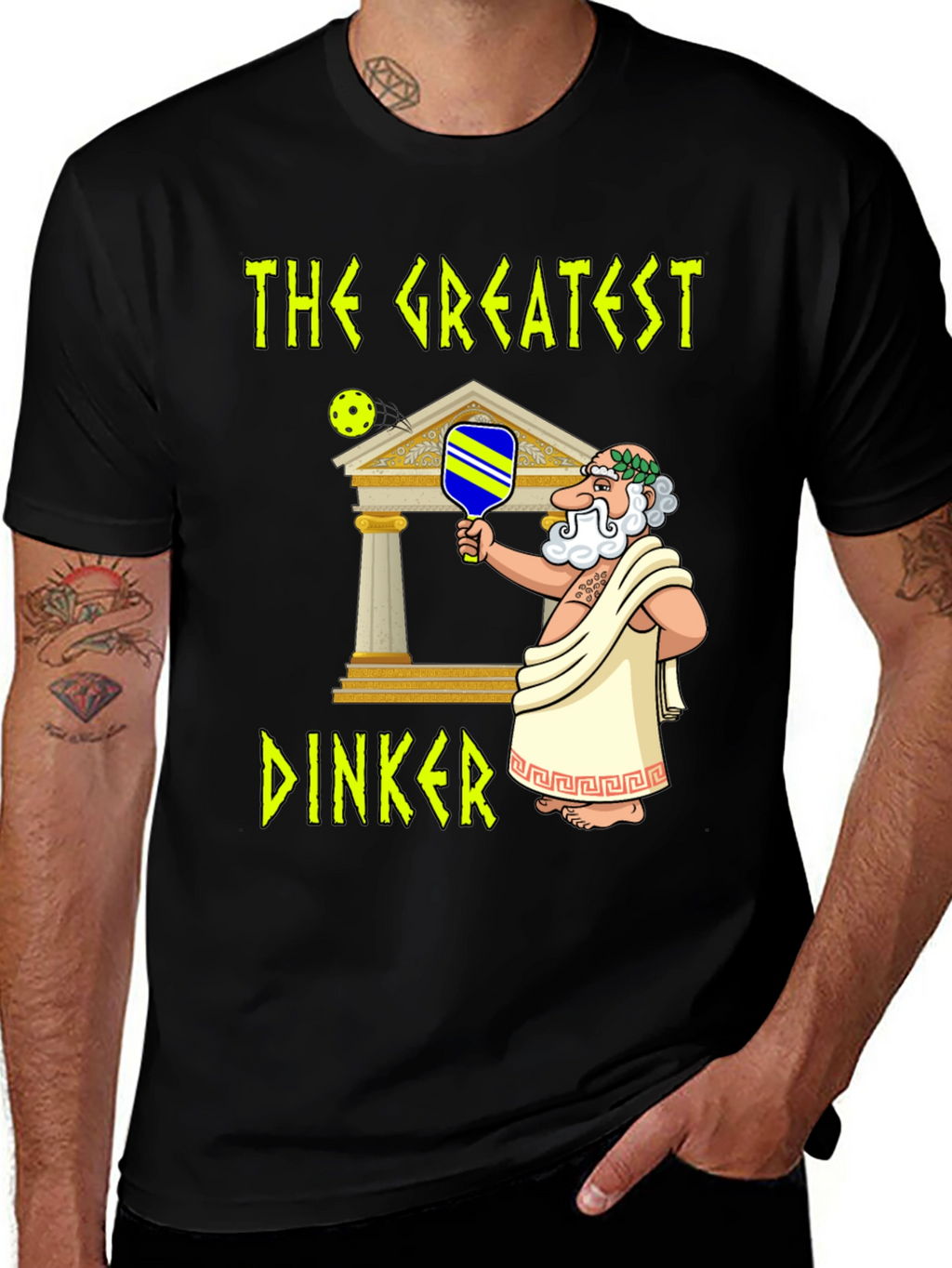 The Greatest Dinker Pickleball T-Shirt