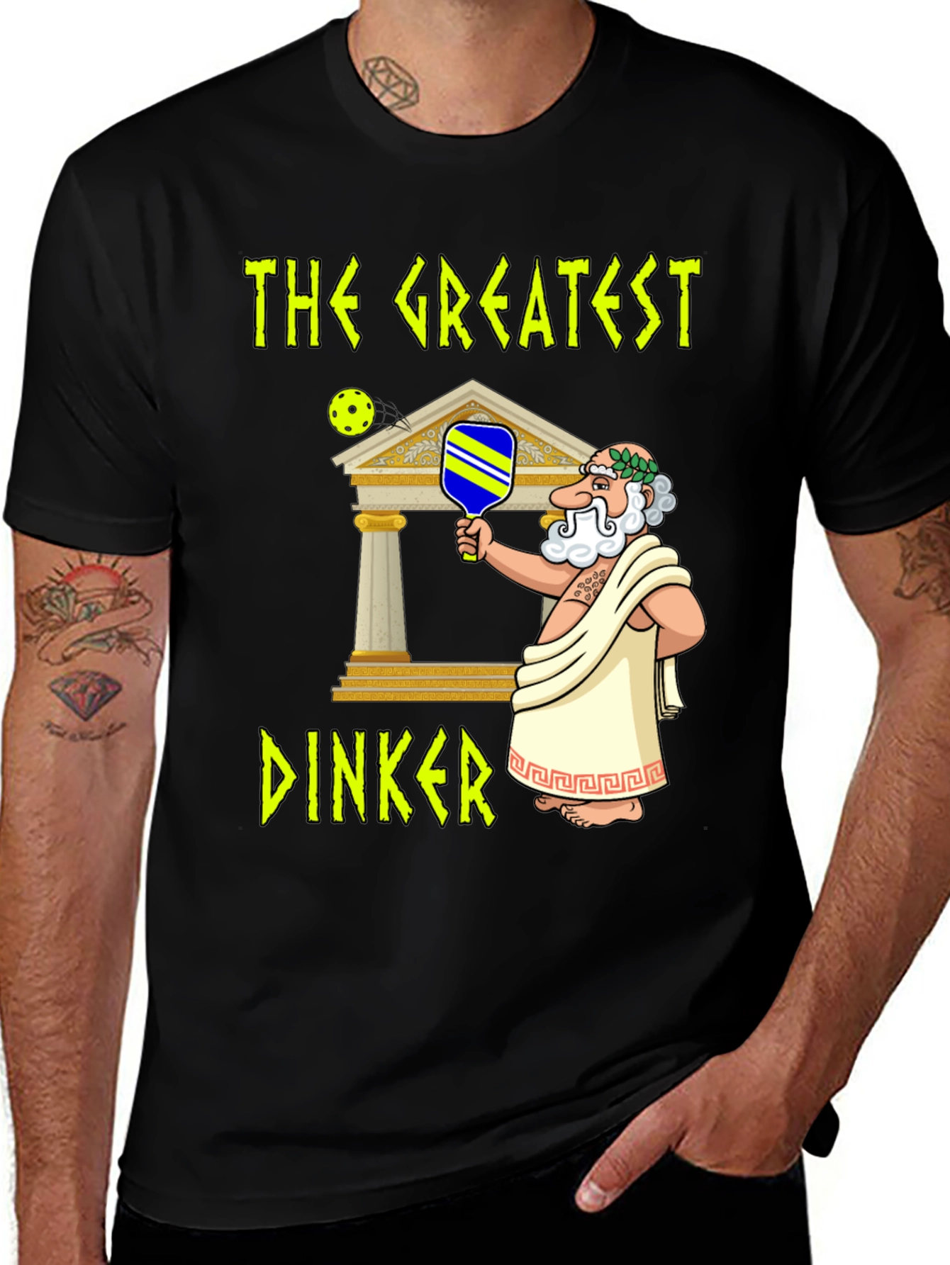 The Greatest Dinker Pickleball T-Shirt
