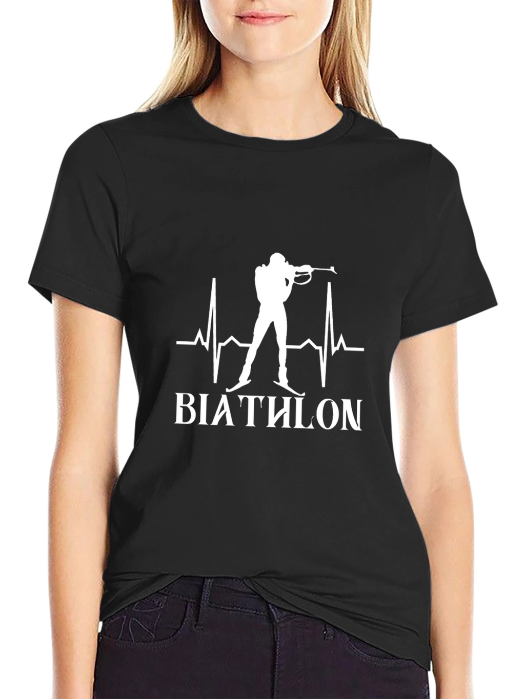 Biathlon Heartbeat Graphic T-Shirt