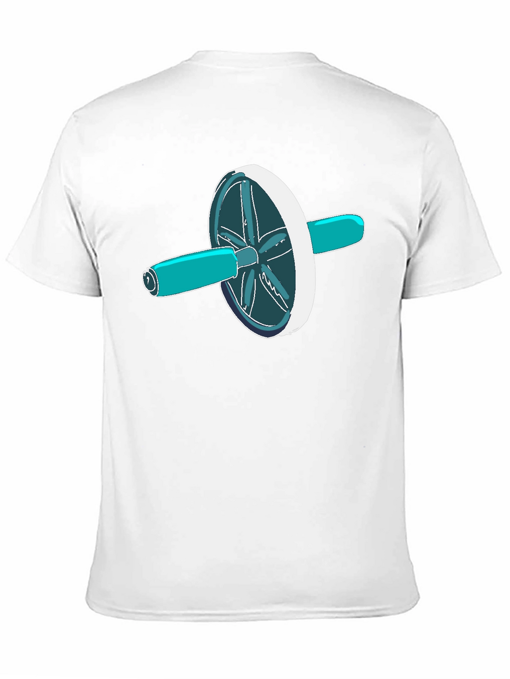 Ab Roller T-Shirt - Black Graphic Tee