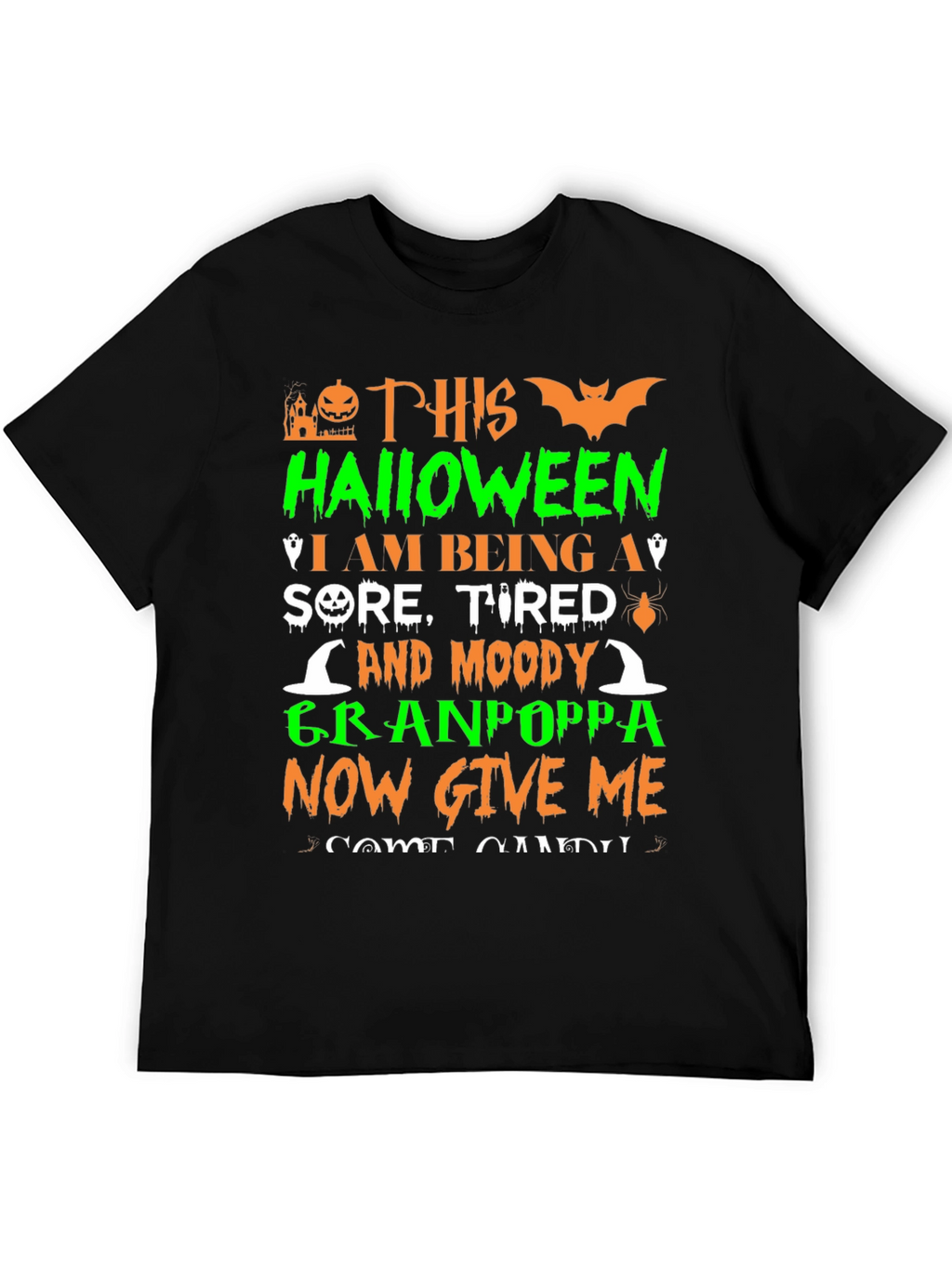 Funny Halloween Granpoppa T-Shirt