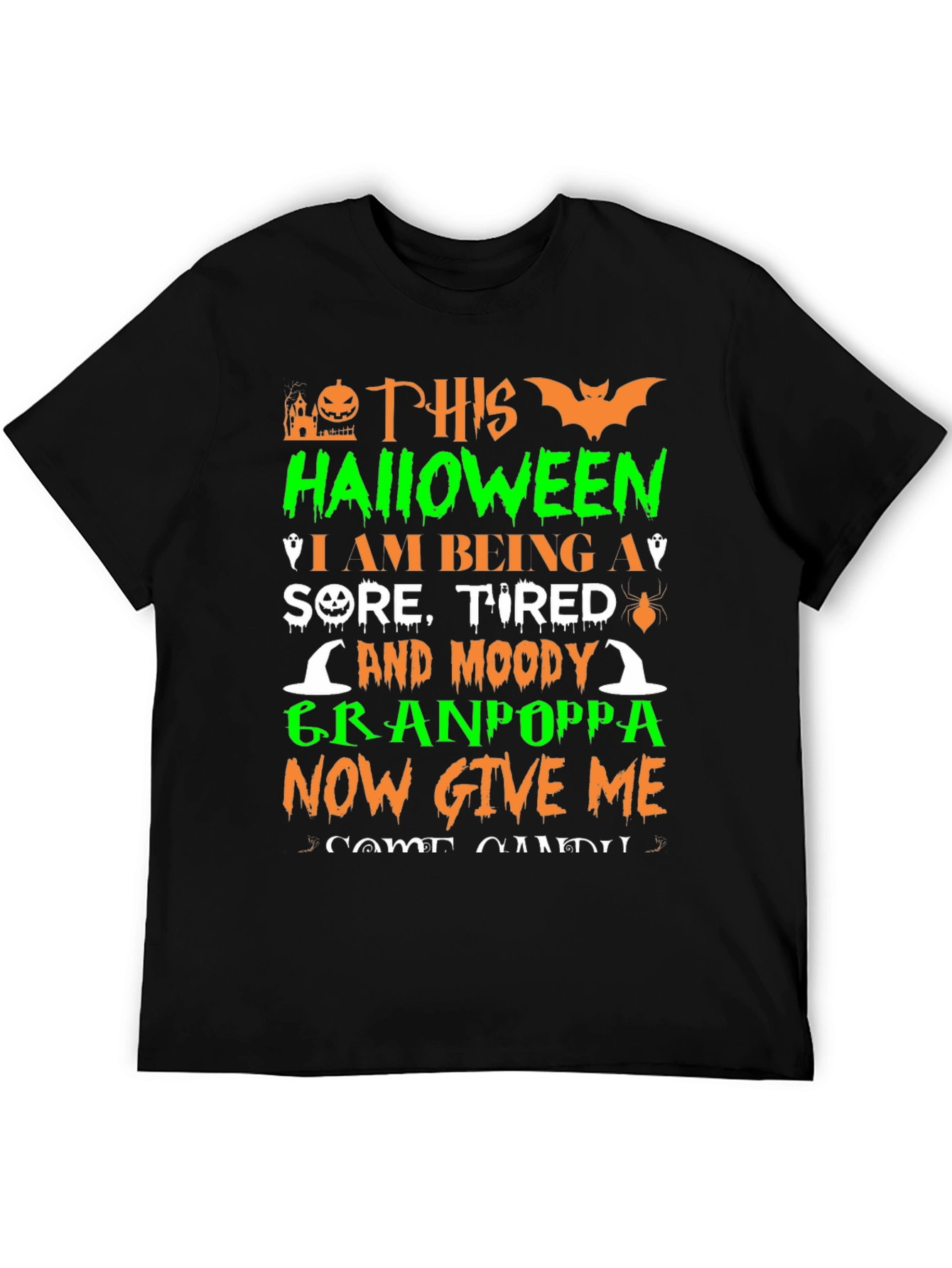 Funny Halloween Granpoppa T-Shirt