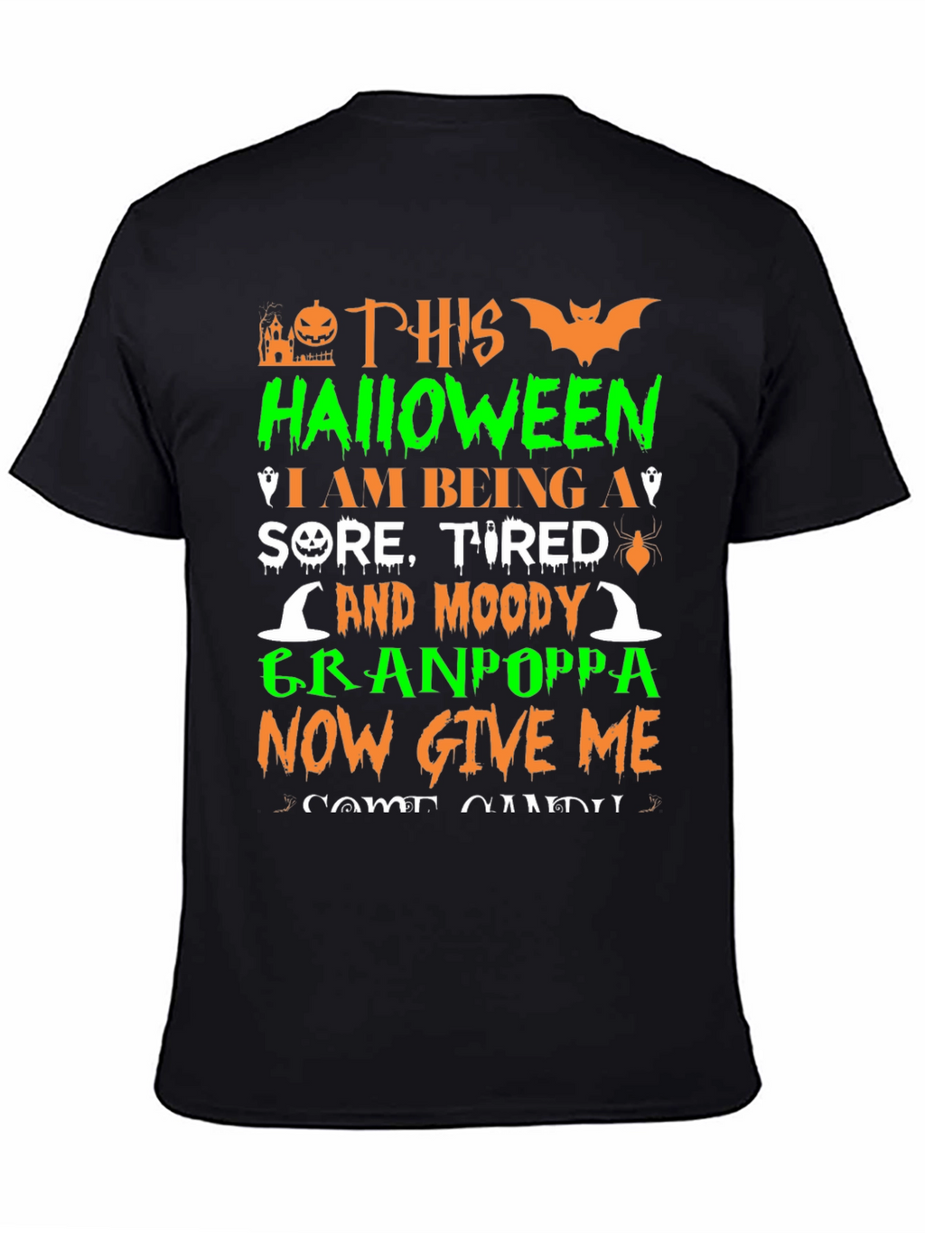 Funny Halloween Granpoppa T-Shirt
