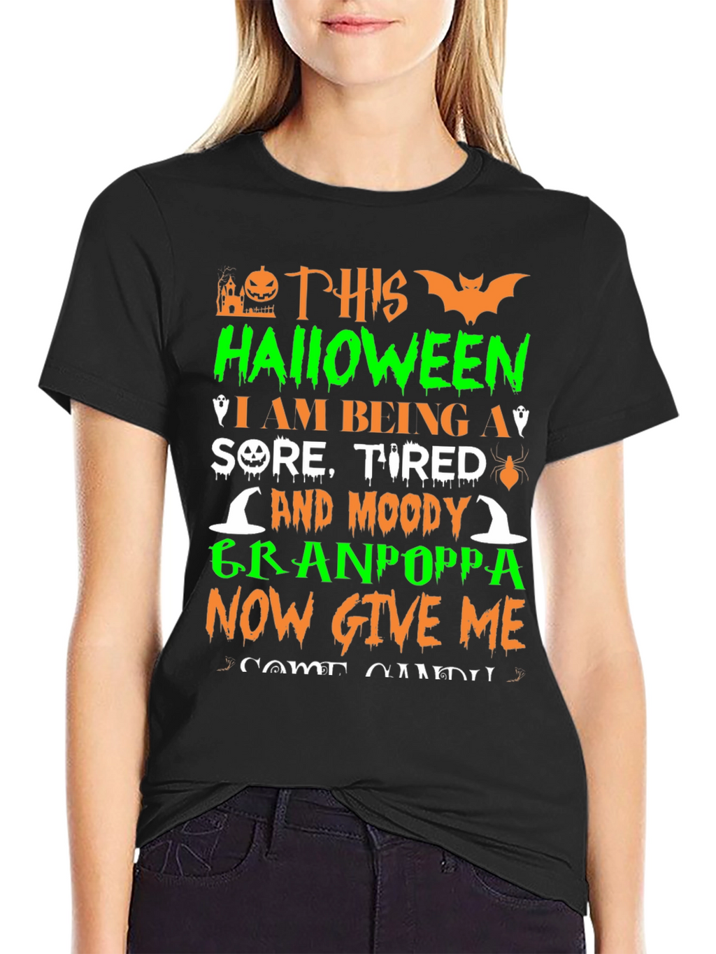 Funny Halloween Granpoppa T-Shirt