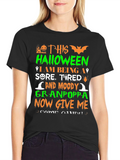 Funny Halloween Granpoppa T-Shirt