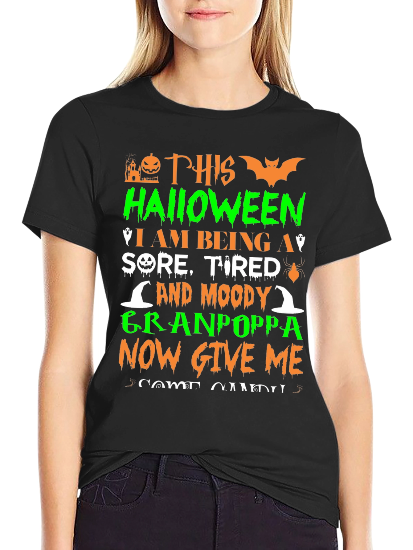 Funny Halloween Granpoppa T-Shirt