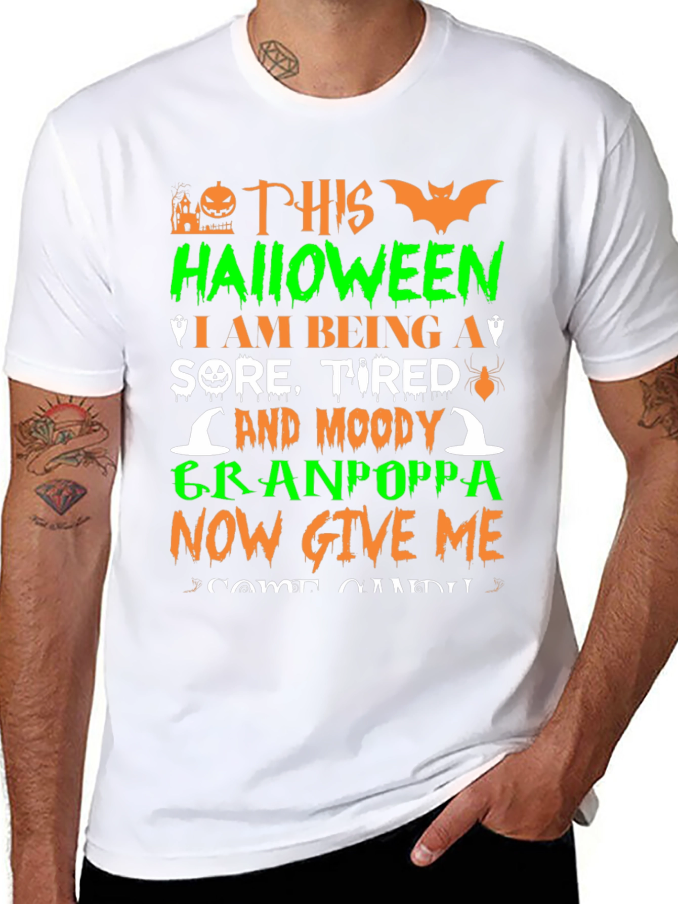 Funny Halloween Granpoppa T-Shirt