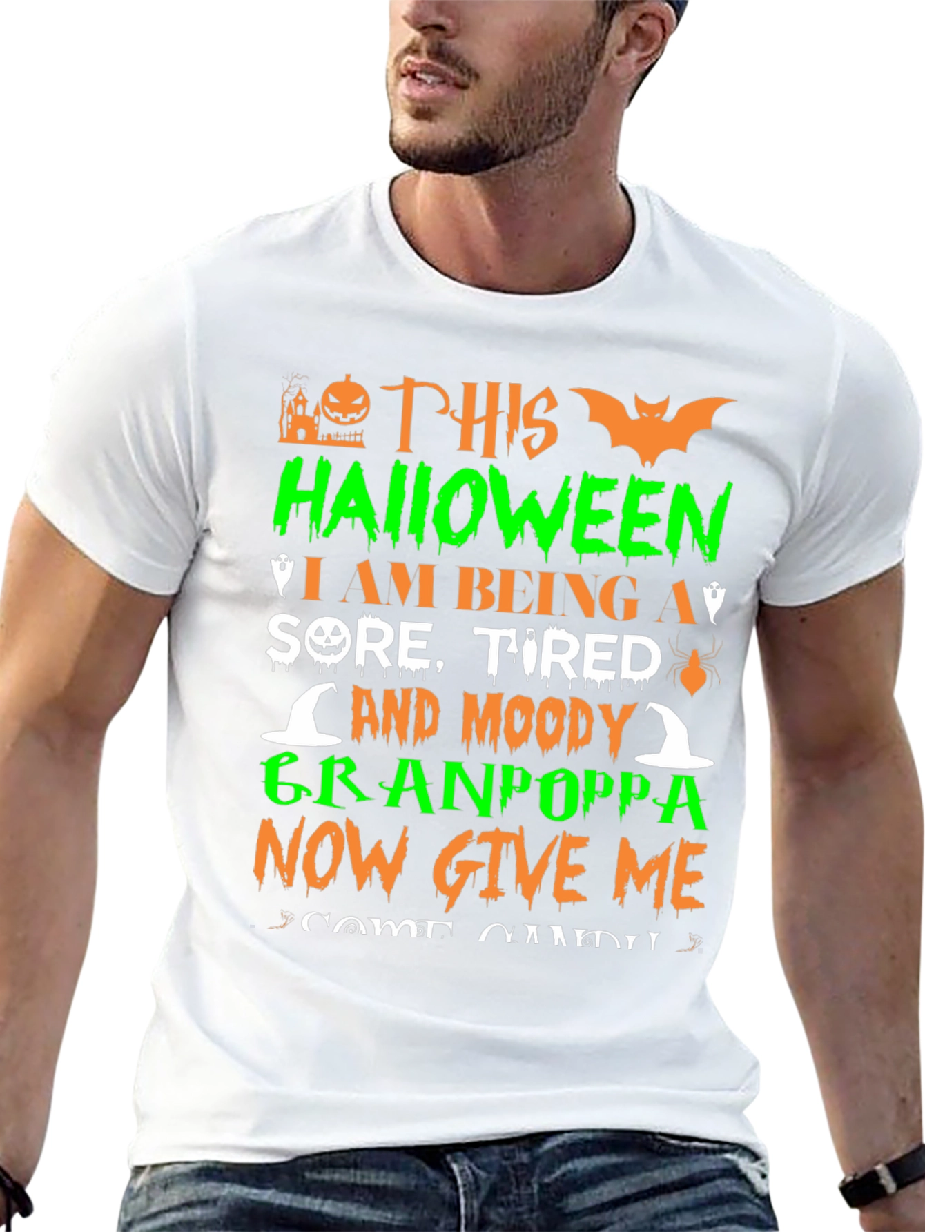 Funny Halloween Granpoppa T-Shirt