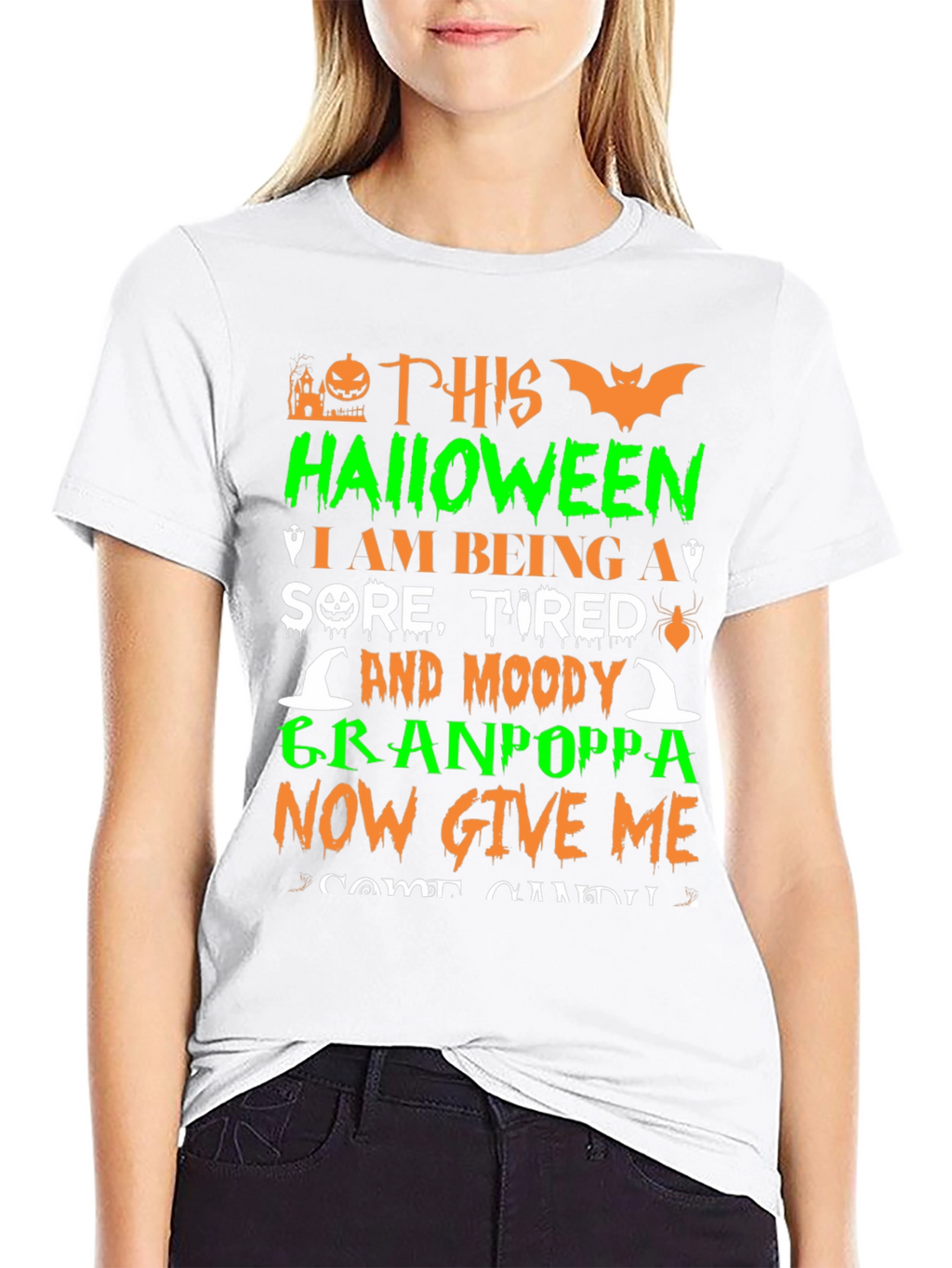 Funny Halloween Granpoppa T-Shirt