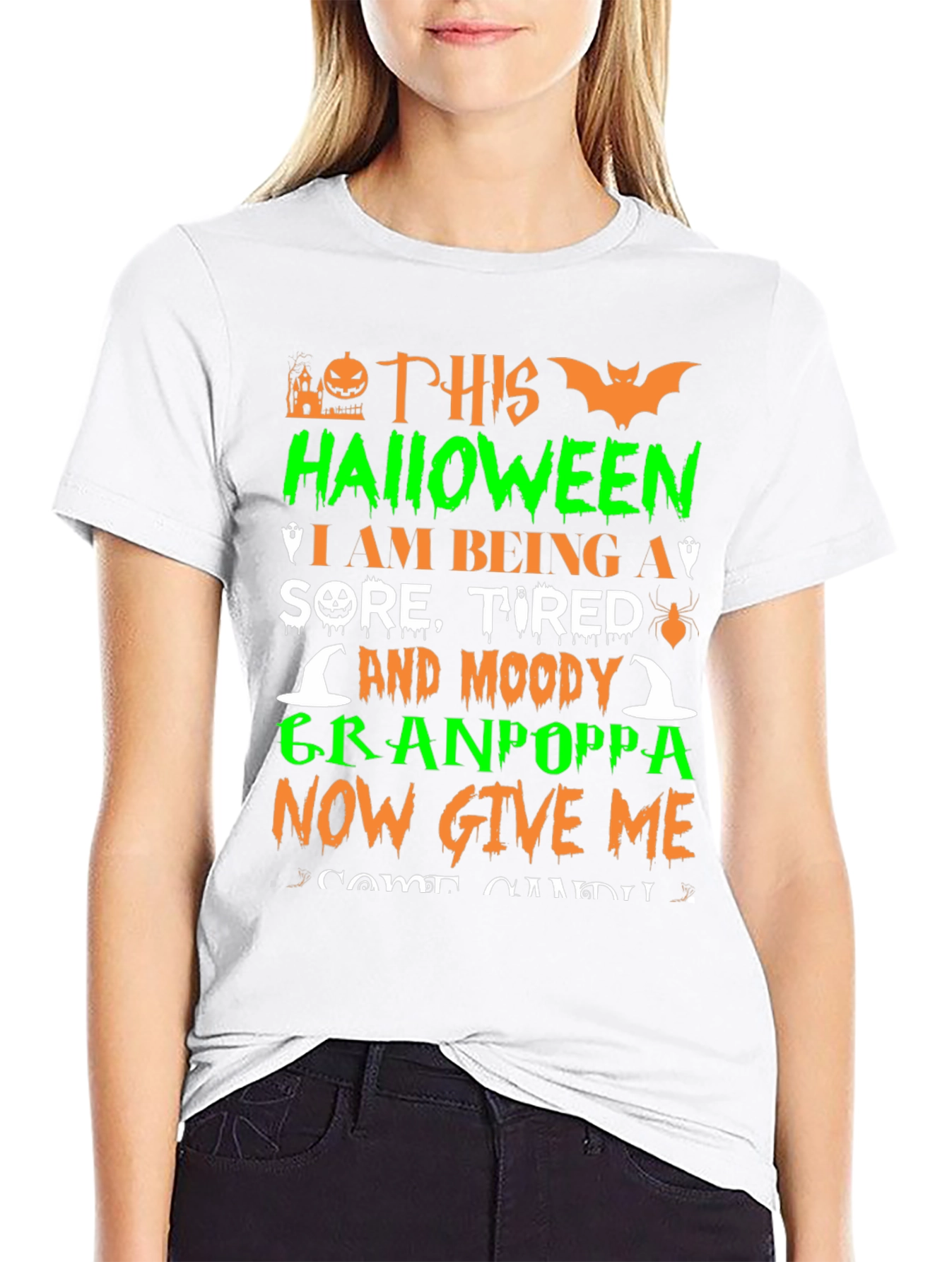 Funny Halloween Granpoppa T-Shirt