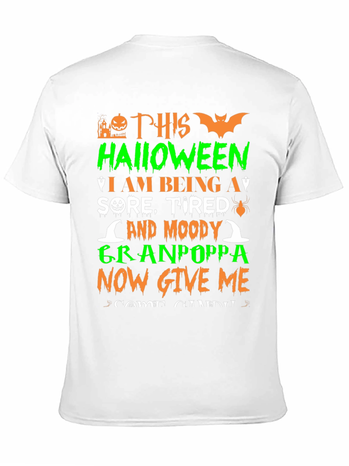 Funny Halloween Granpoppa T-Shirt