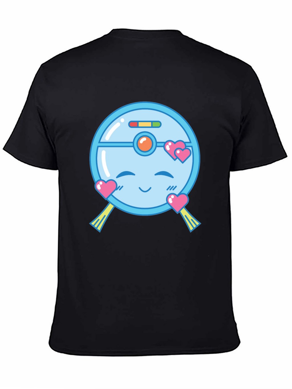 Cute Robot Vacuum Valentines Day T-Shirt