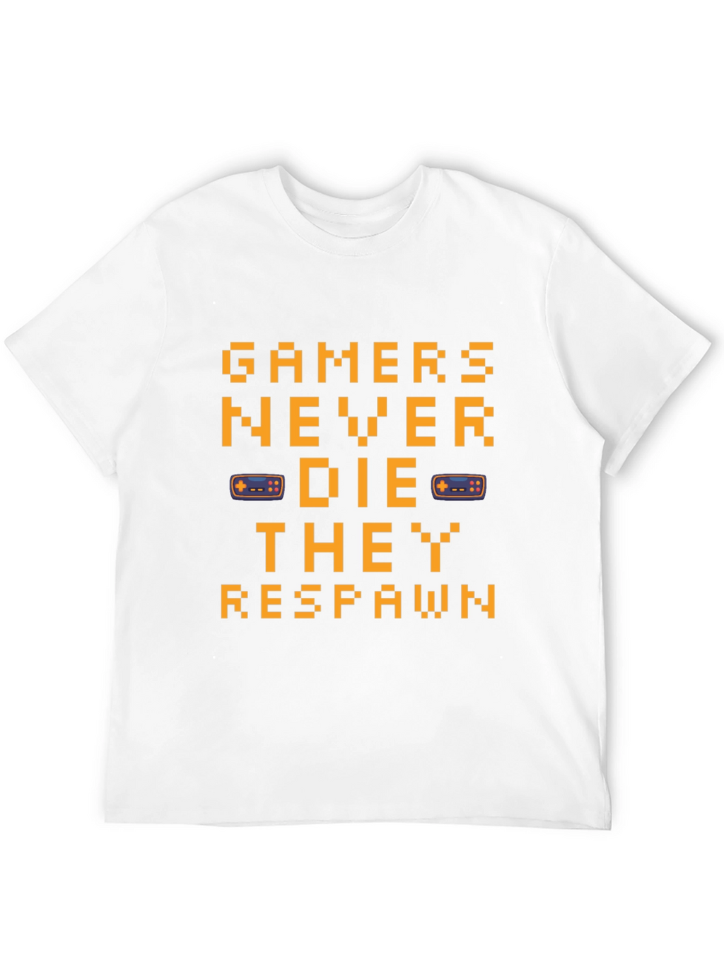 Gamers Never Die Black T-Shirt