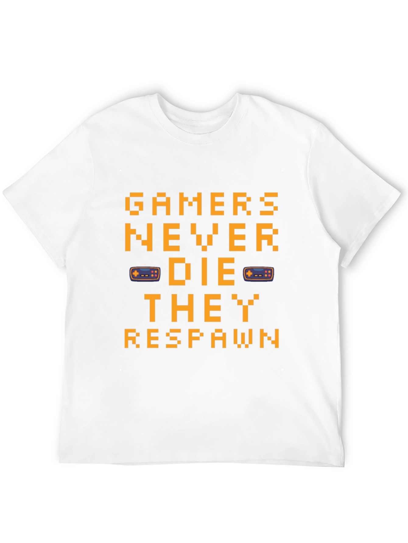 Gamers Never Die Black T-Shirt