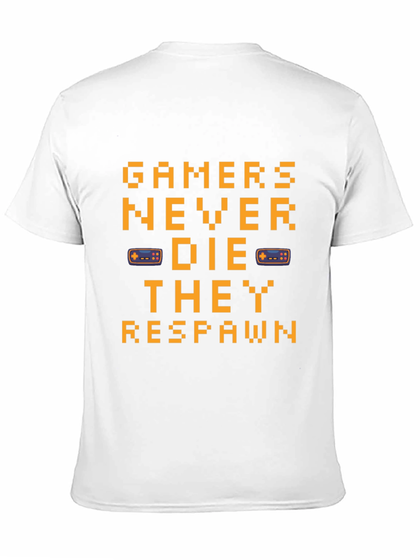 Gamers Never Die Black T-Shirt