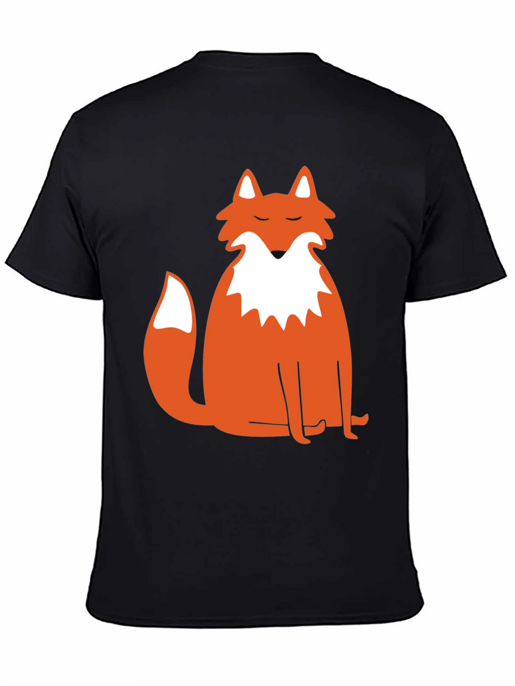 Mens Black Fox Graphic Tee