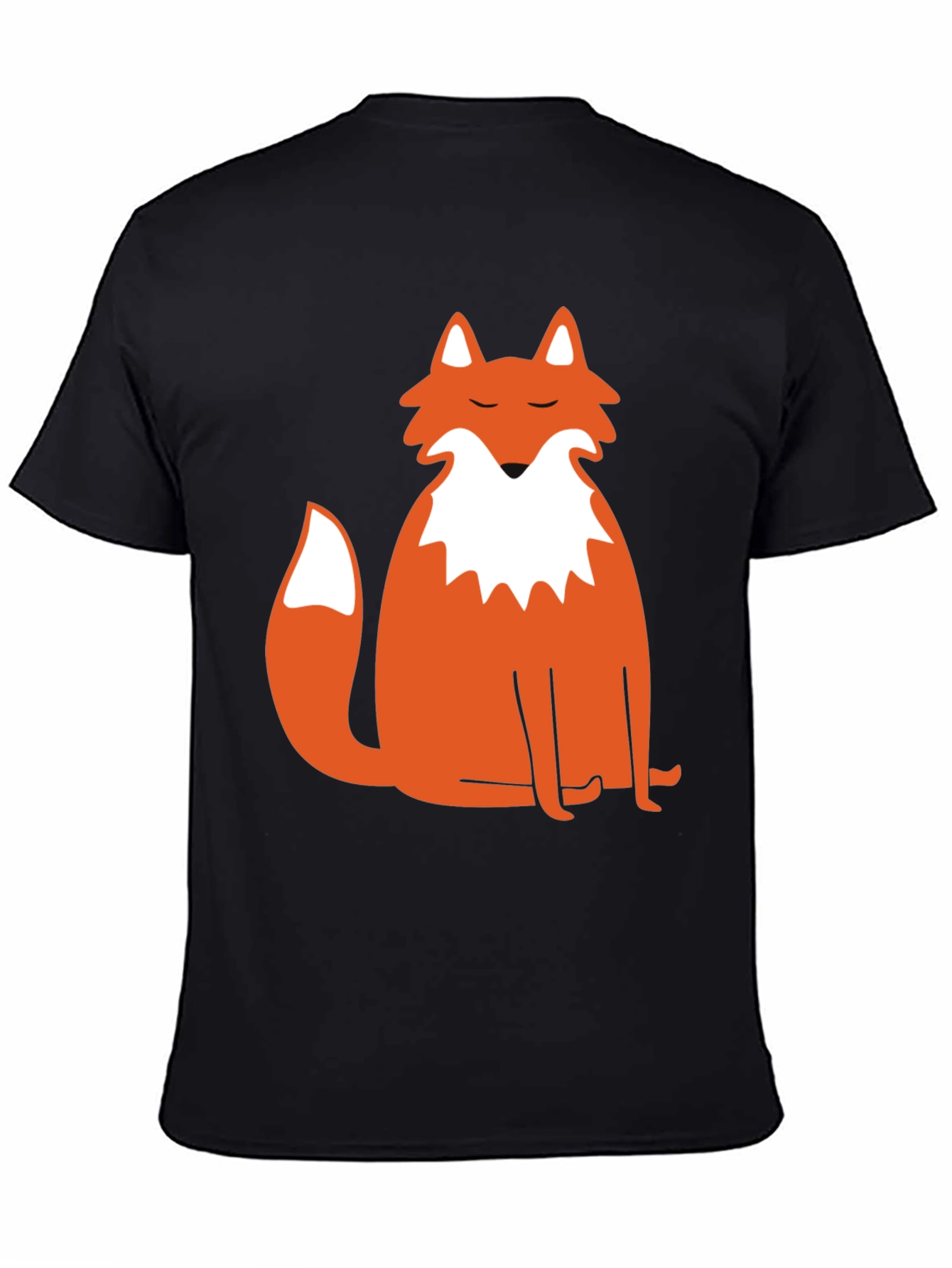 Mens Black Fox Graphic Tee