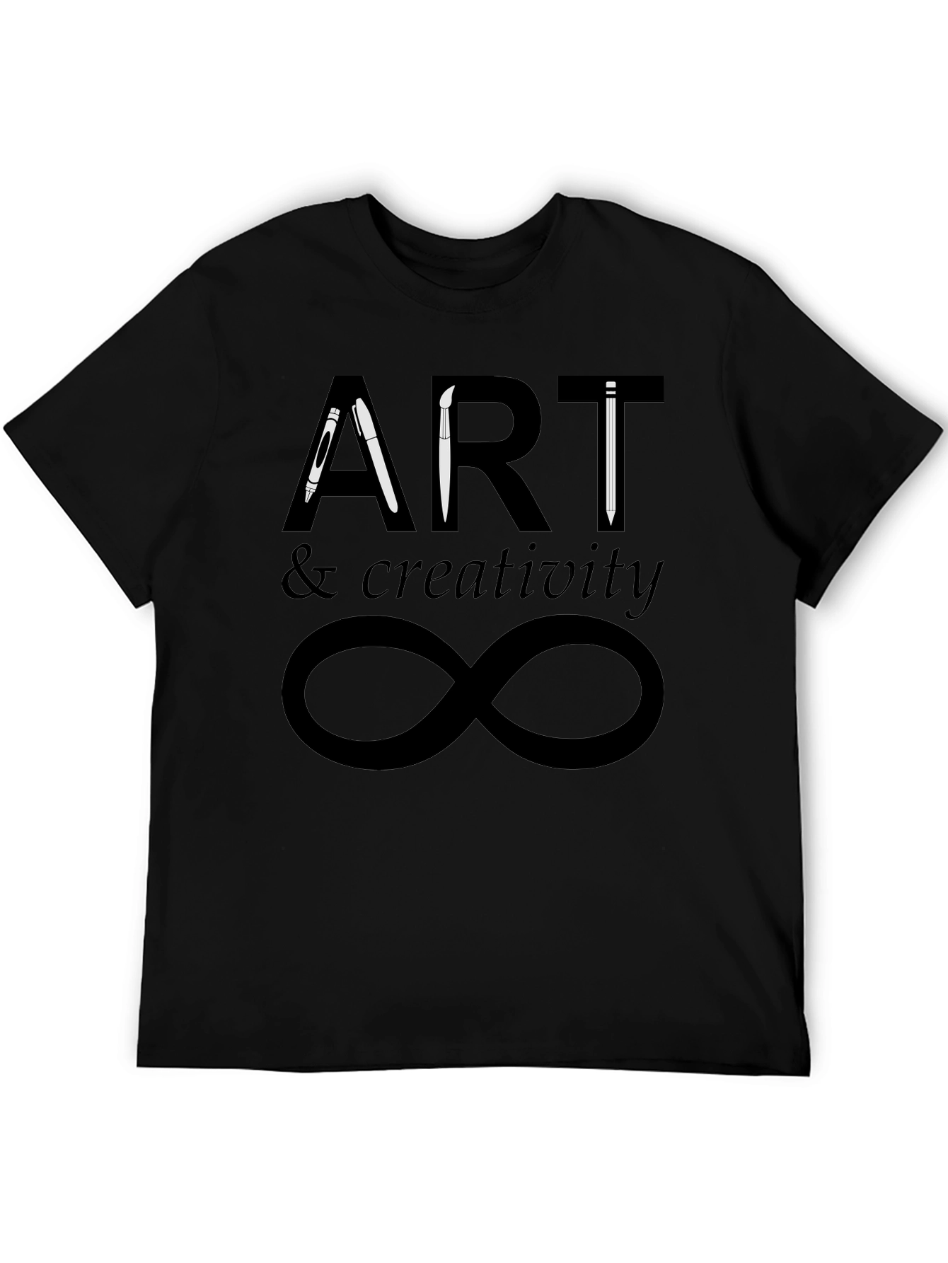 Art & Creativity Graphic Tee - Unisex Black T-Shirt