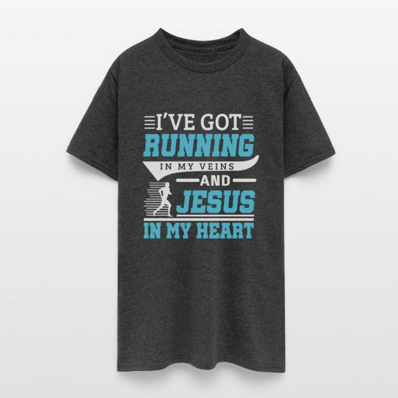 Running And Jesus Fitness Workout Cardio Christian