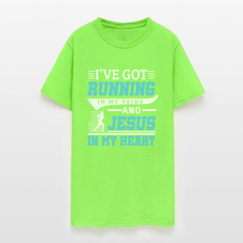 Running And Jesus Fitness Workout Cardio Christian