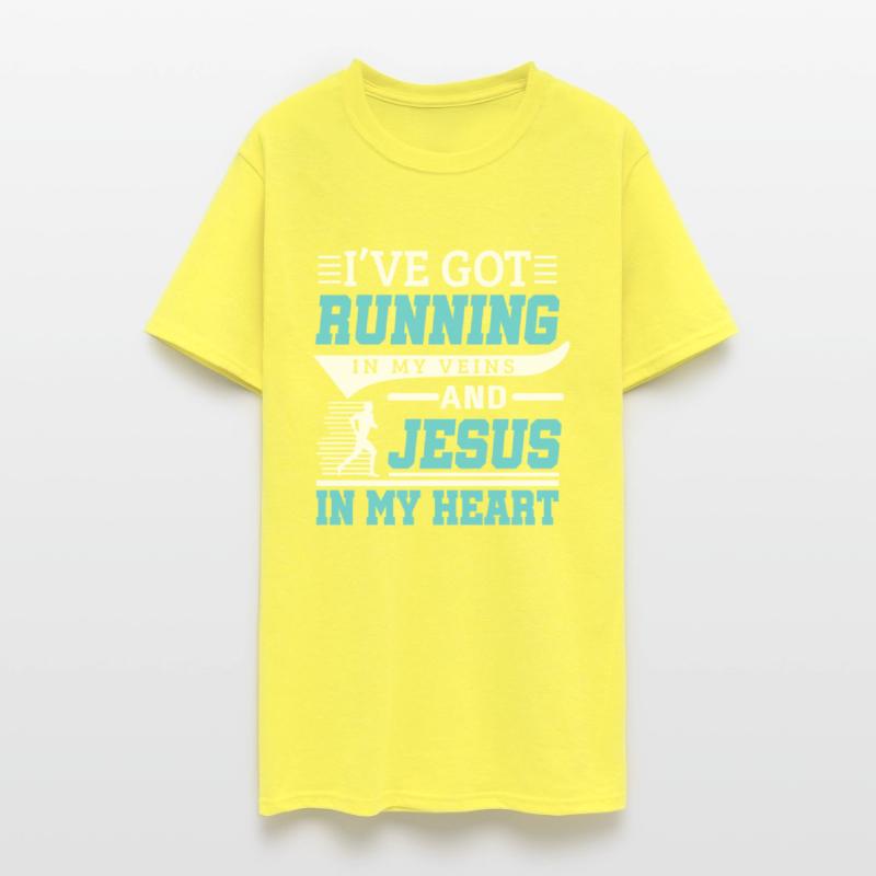 Running And Jesus Fitness Workout Cardio Christian