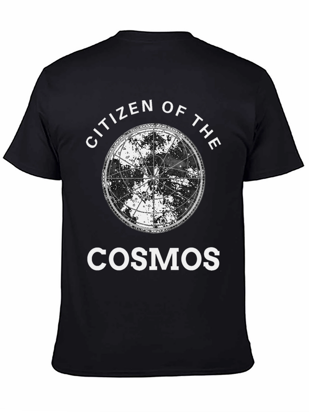 Citizen of the Cosmos Black Graphic T-Shirt