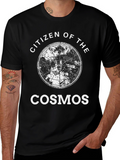 Citizen of the Cosmos Black Graphic T-Shirt