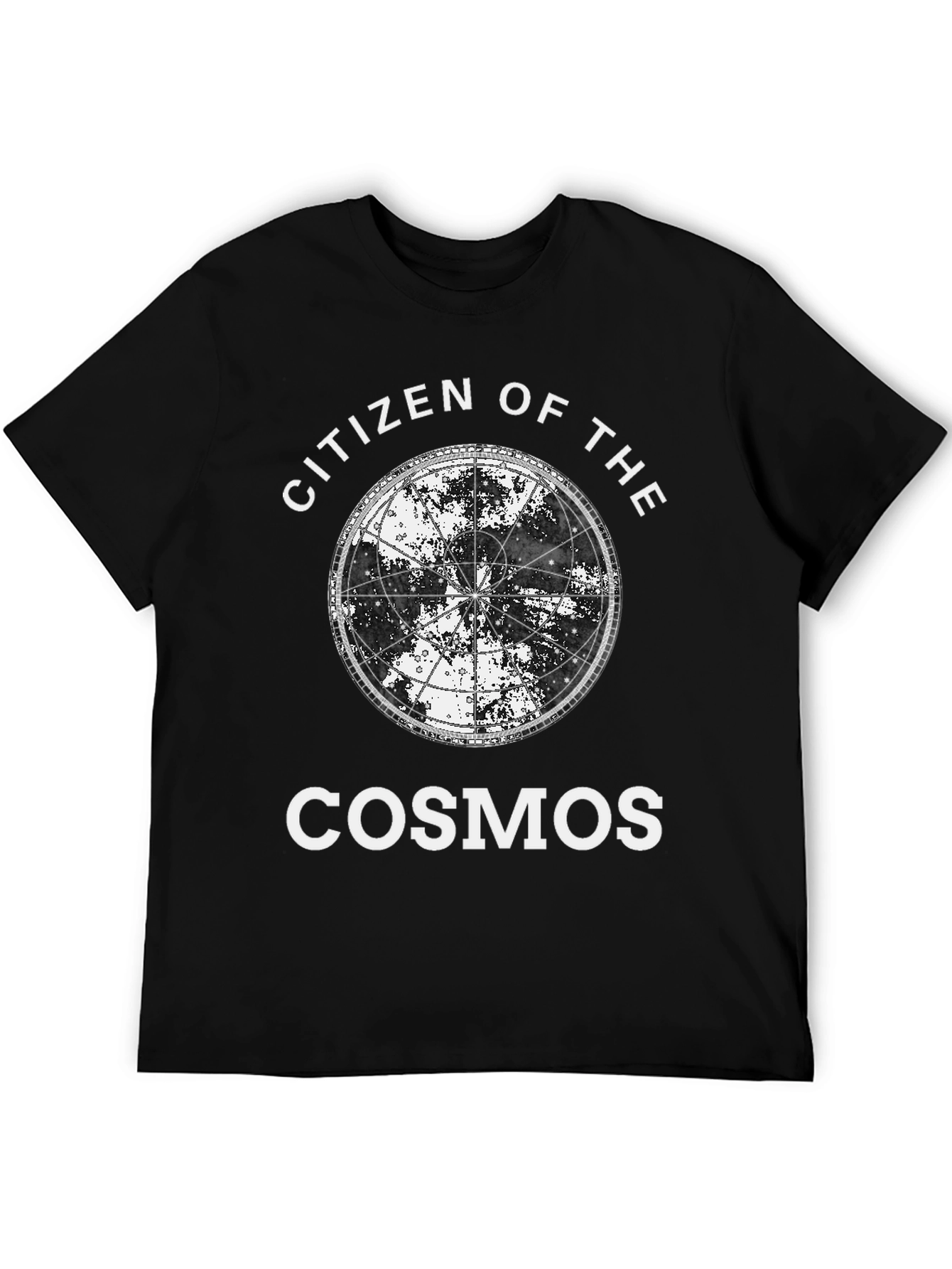 Citizen of the Cosmos Black Graphic T-Shirt