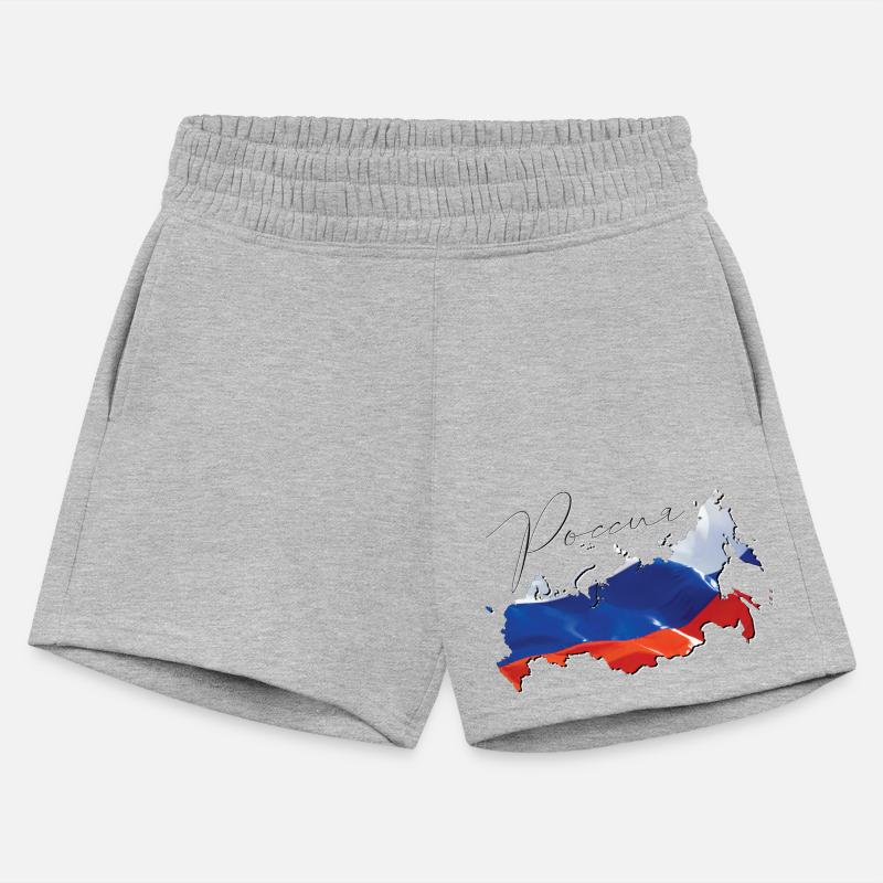 Russia Flag in Russia Map RU