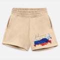 Russia Flag in Russia Map RU