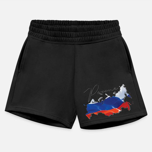 Russia Flag in Russia Map RU