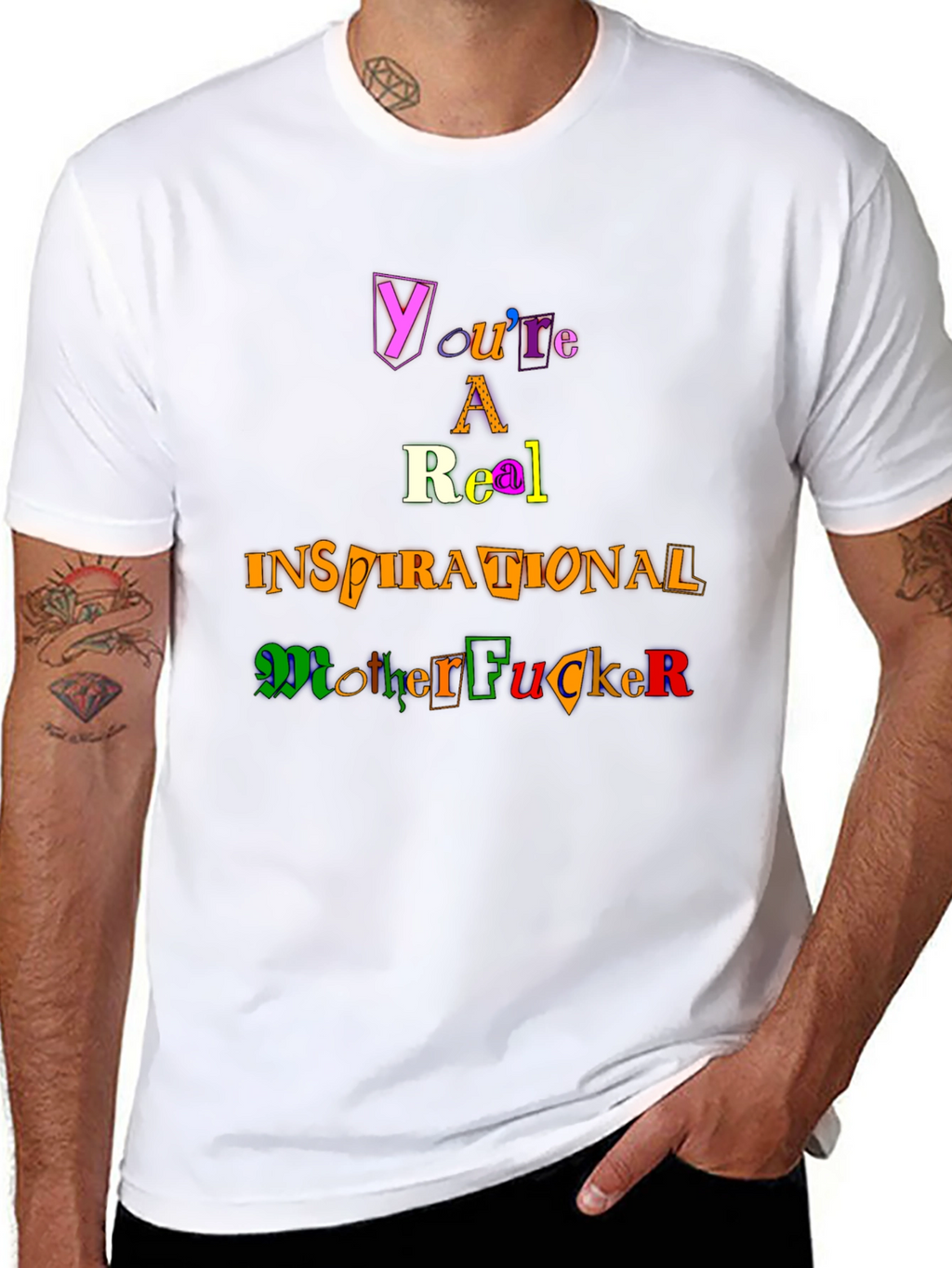 Inspirational Motherf T-Shirt - Bold Statement Tee