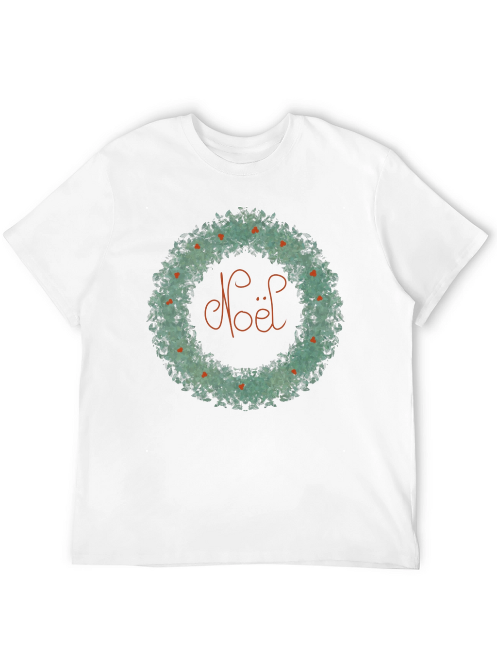 Noel Wreath Graphic Tee - Holiday Cheer