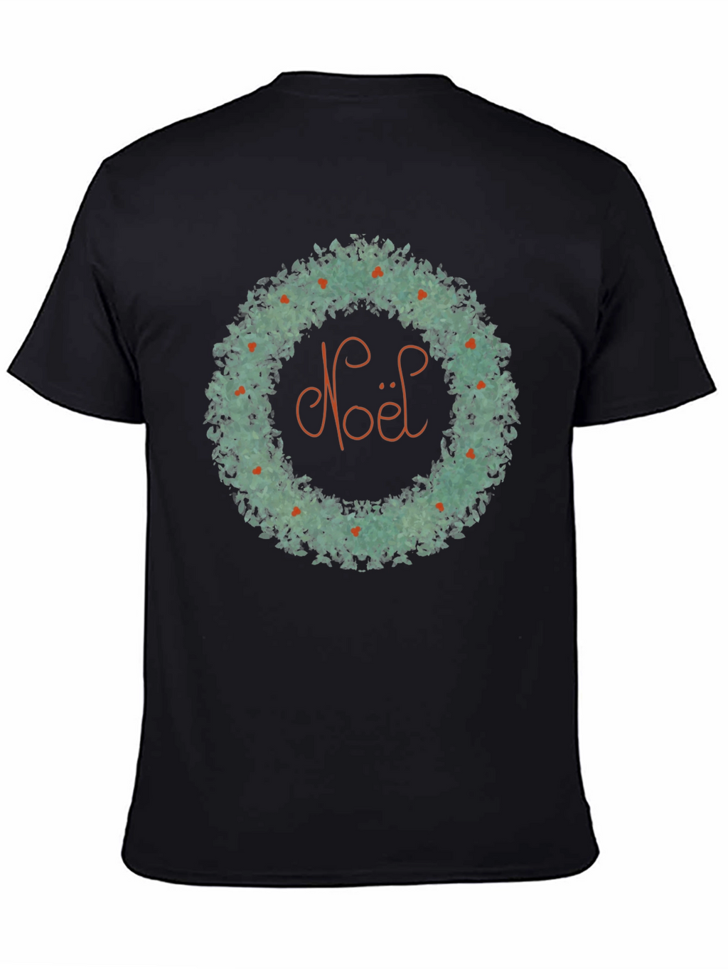 Noel Wreath Graphic Tee - Holiday Cheer
